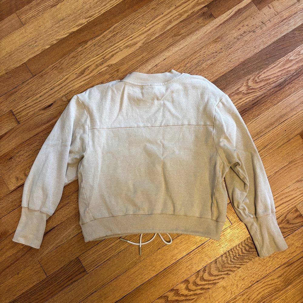 Varley Cream Edith Rib Pique - Picture 6 of 7